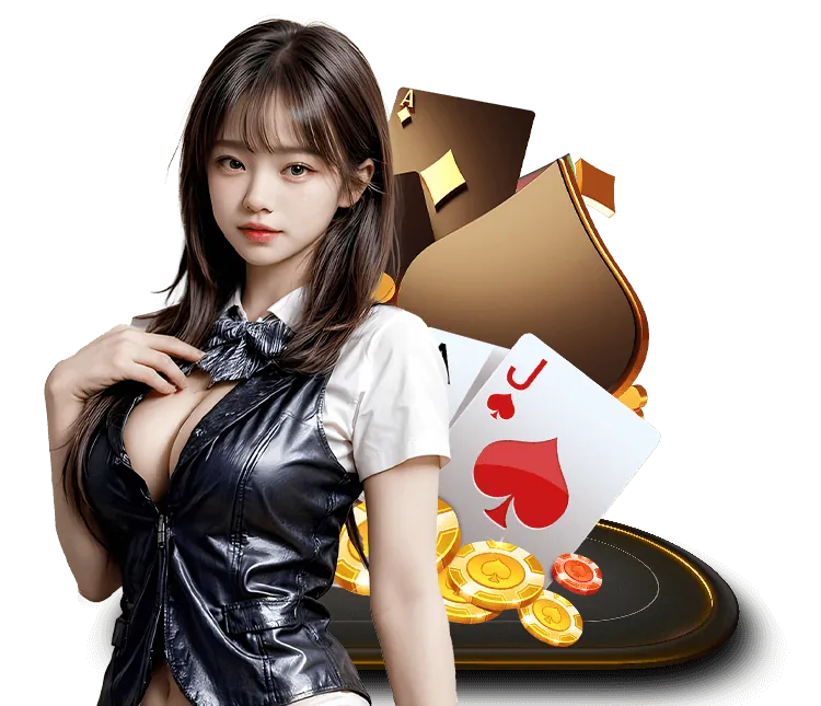 Bàn chơi Blackjack trực tuyến với dealer đang chia bài